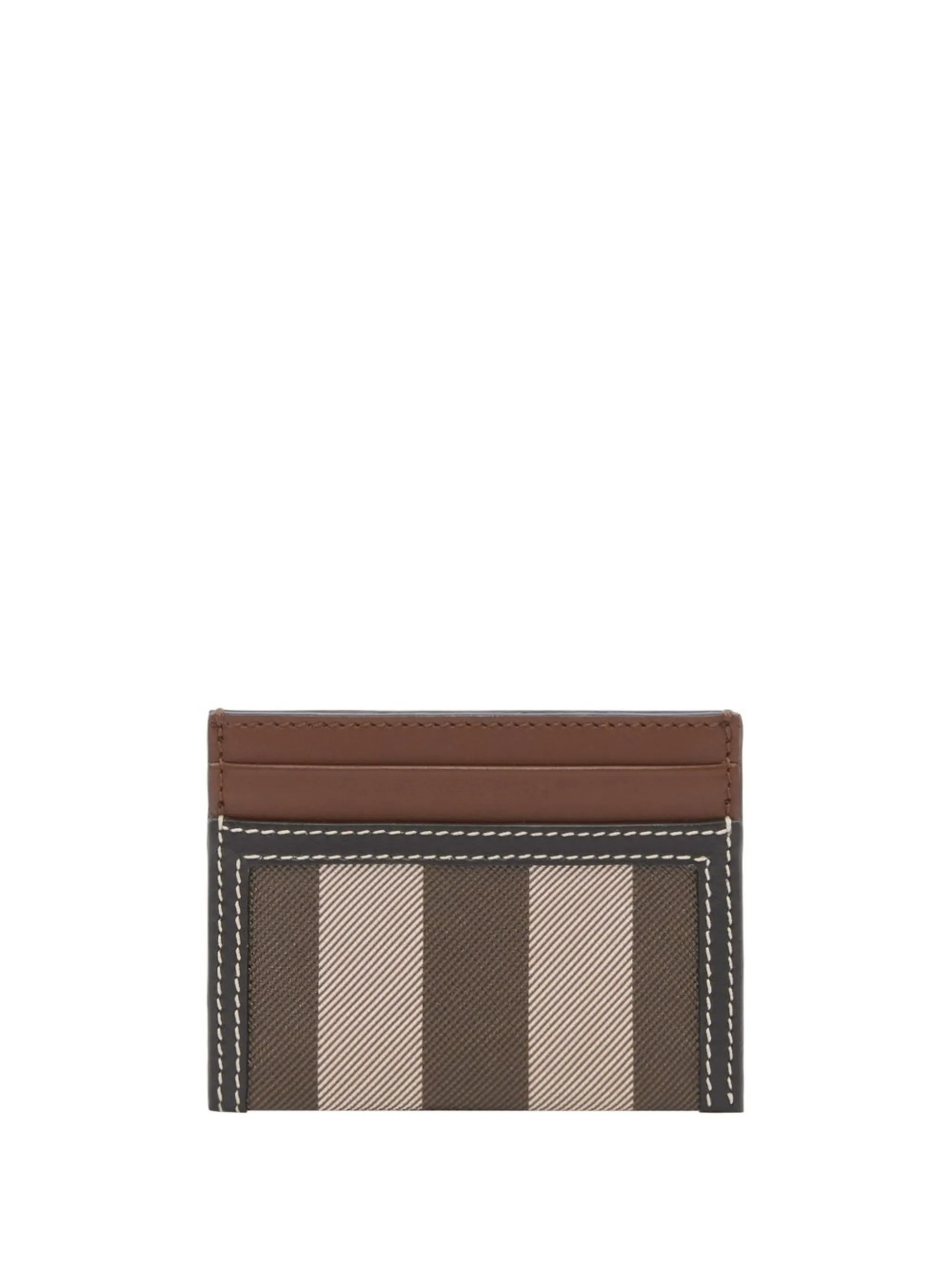 Картхолдер в клетку Vintage Check Burberry, коричневый — фото 2