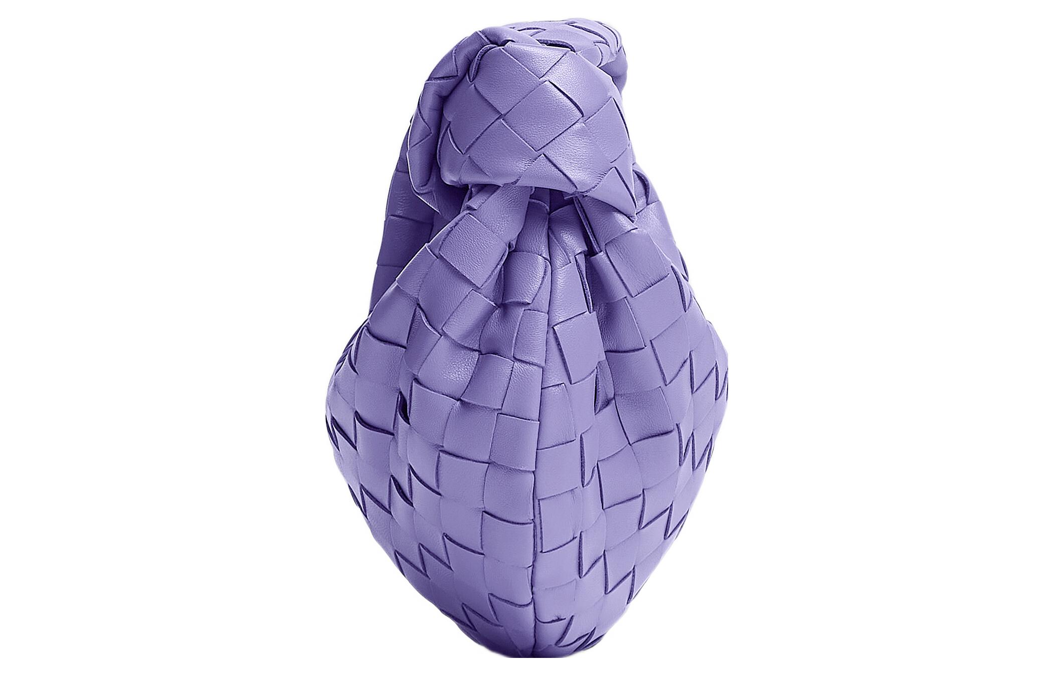 Мини-сумка JODIE из овчины женская Wisteria Purple Bottega Veneta, Set (Bag+Dust Bag) — фото 2