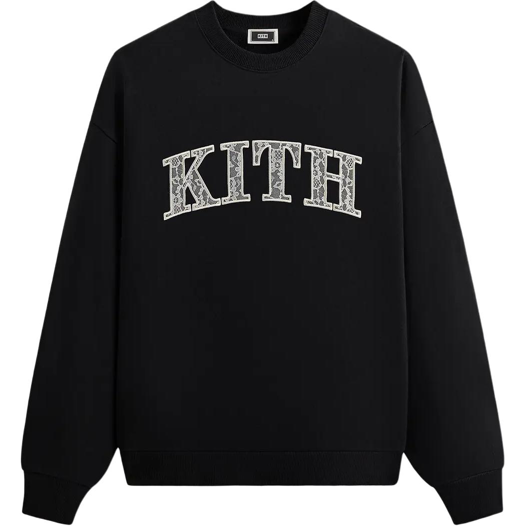 

Kith Мужская толстовка с круглым вырезом, черная, средней толщины, Черный, Kith Мужская толстовка с круглым вырезом, черная, средней толщины