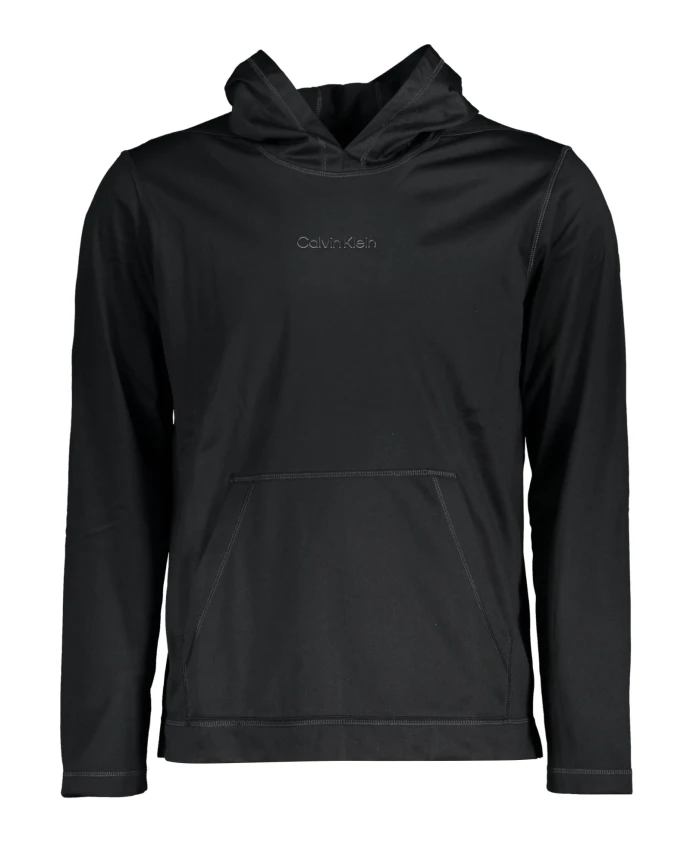 

Черная спортивная толстовка с длинными рукавами и логотипом. Calvin Klein, черный
