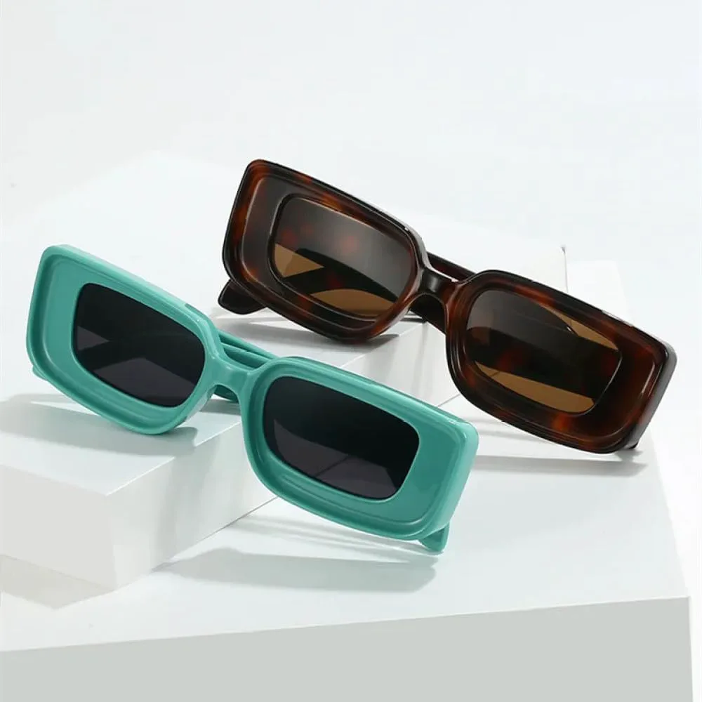 

Солнцезащитные очки MUTYNE Luxury Rectangle для женщин и мужчин, модные винтажные солнцезащитные очки, популярные очки с защитой от УФ-излучения UV400, Black Black