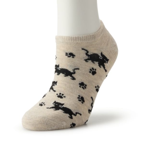 

Женские носки с узором, невидимые на глаза Unbranded, цвет ivory heather