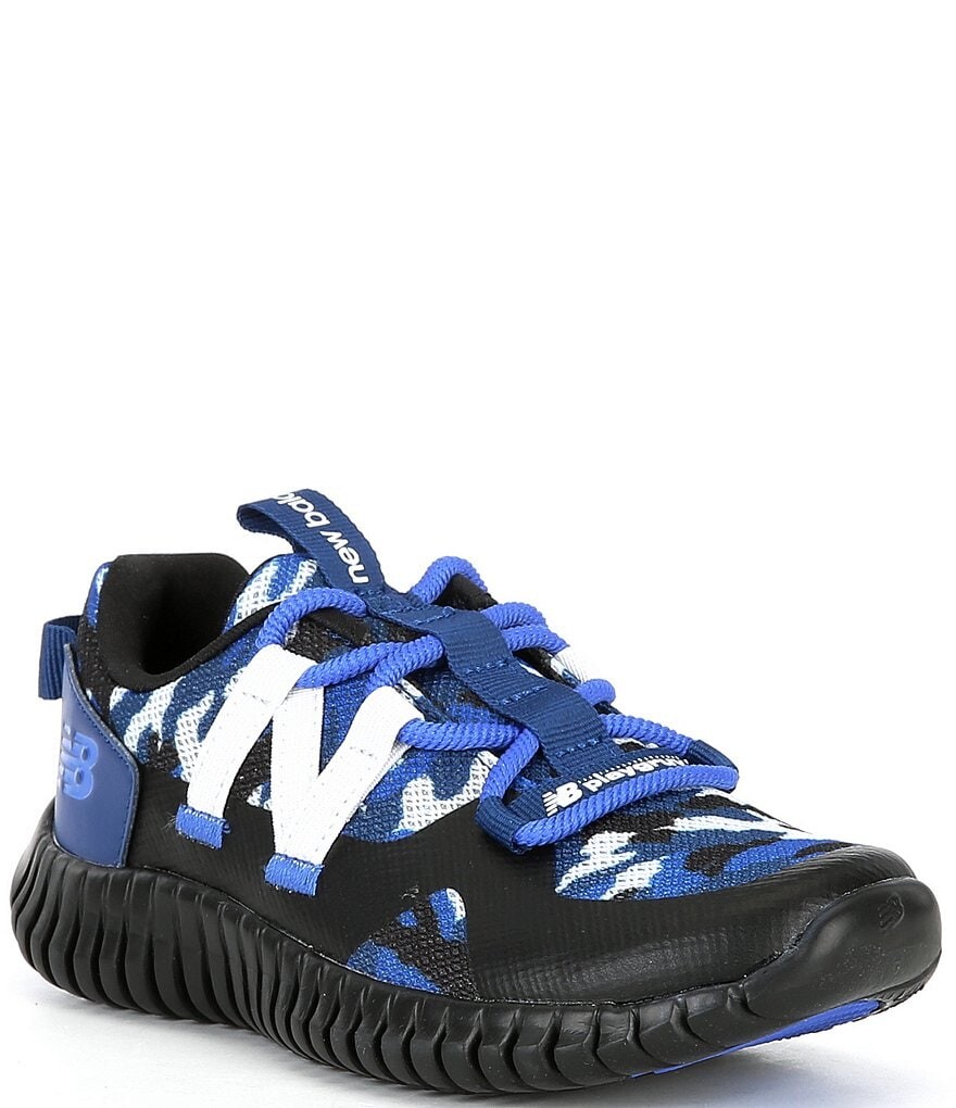 

Детские кроссовки для бега на шнуровке New Balance Playgruv V2 (для малышей), синий