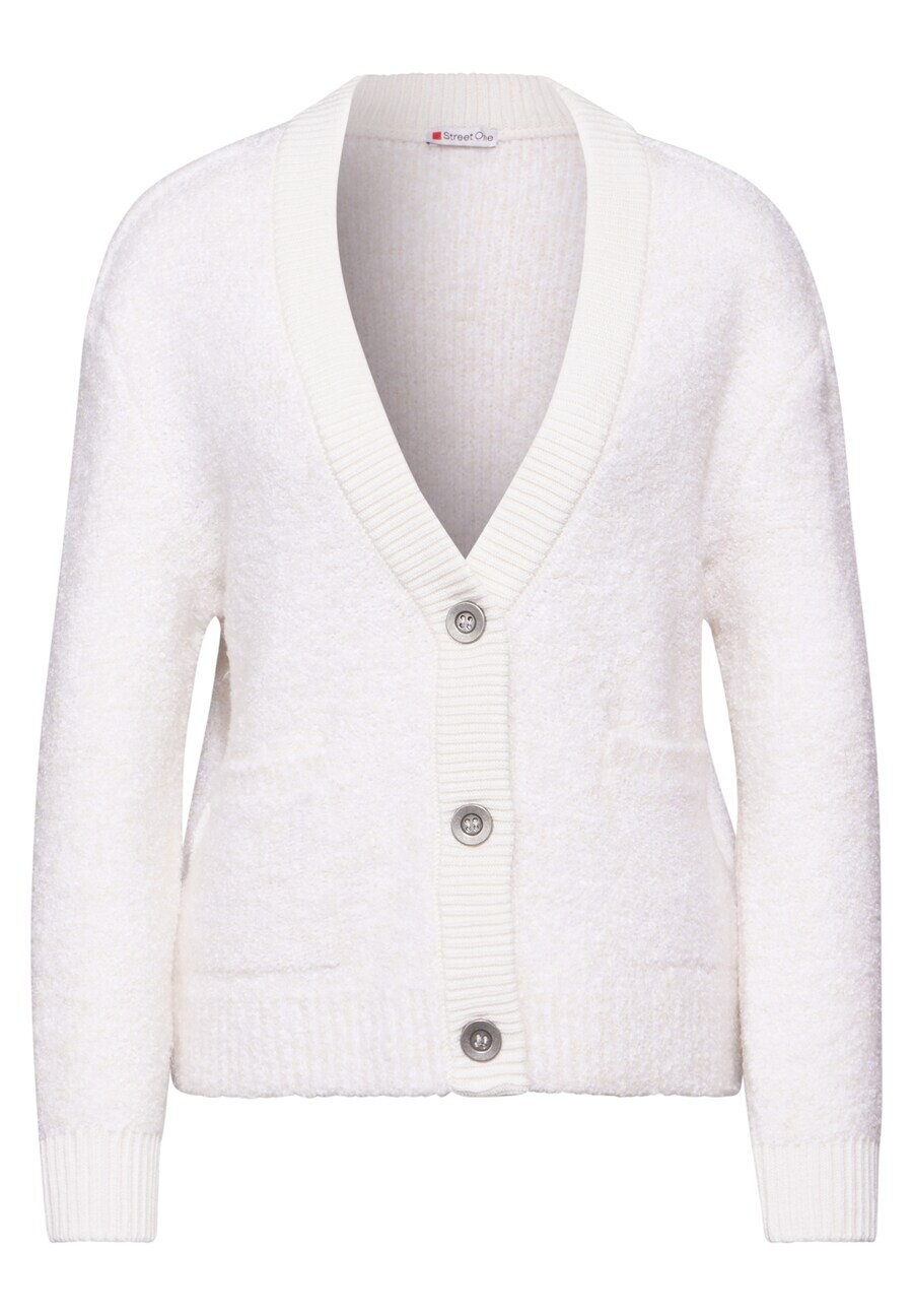 

Вязаный кардиган STREET ONE Knit Cardigan, белый