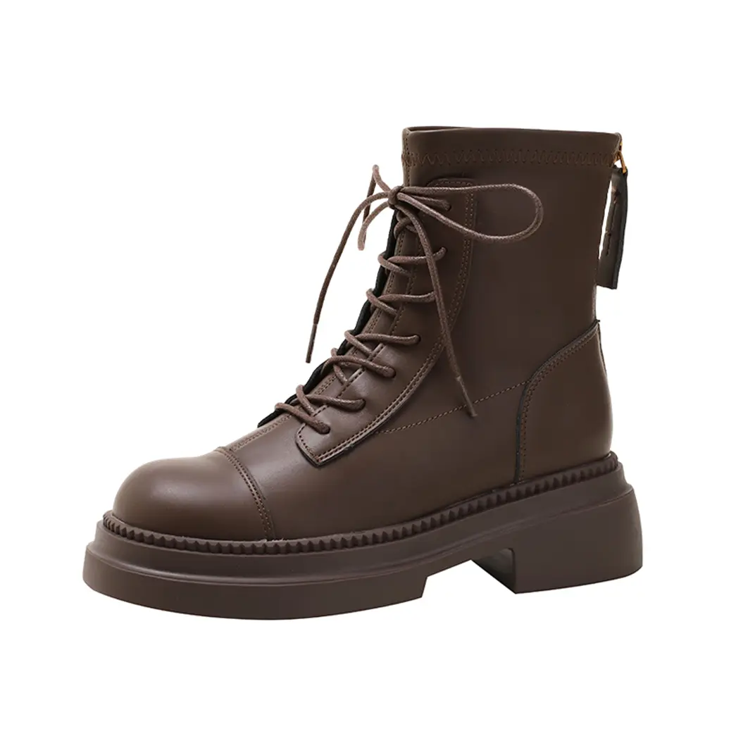 

Ботинки Martin Boot женские Abcfjg, коричневый