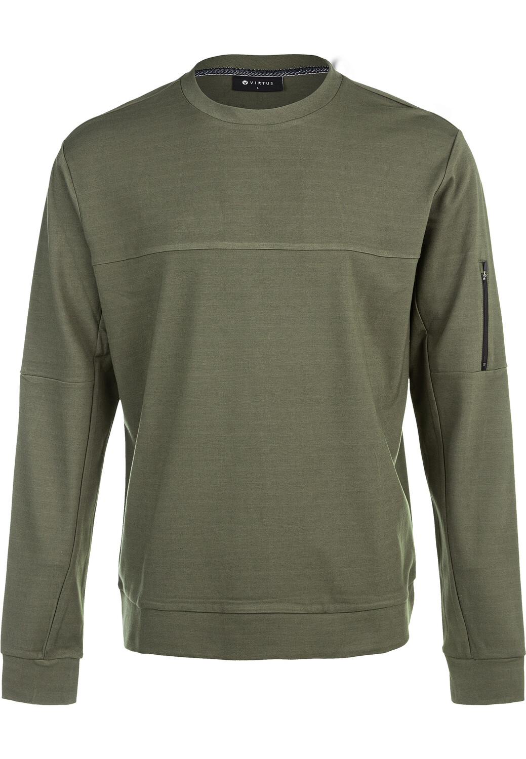 

Толстовка Virtus Leislon M Crew Neck, цвет 3121 Olive