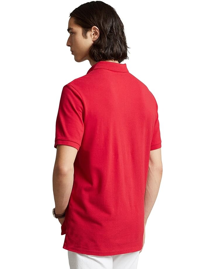 

Поло Polo Ralph Lauren Custom Slim Fit Mesh Polo, цвет Ralph Lauren 2000 Red
