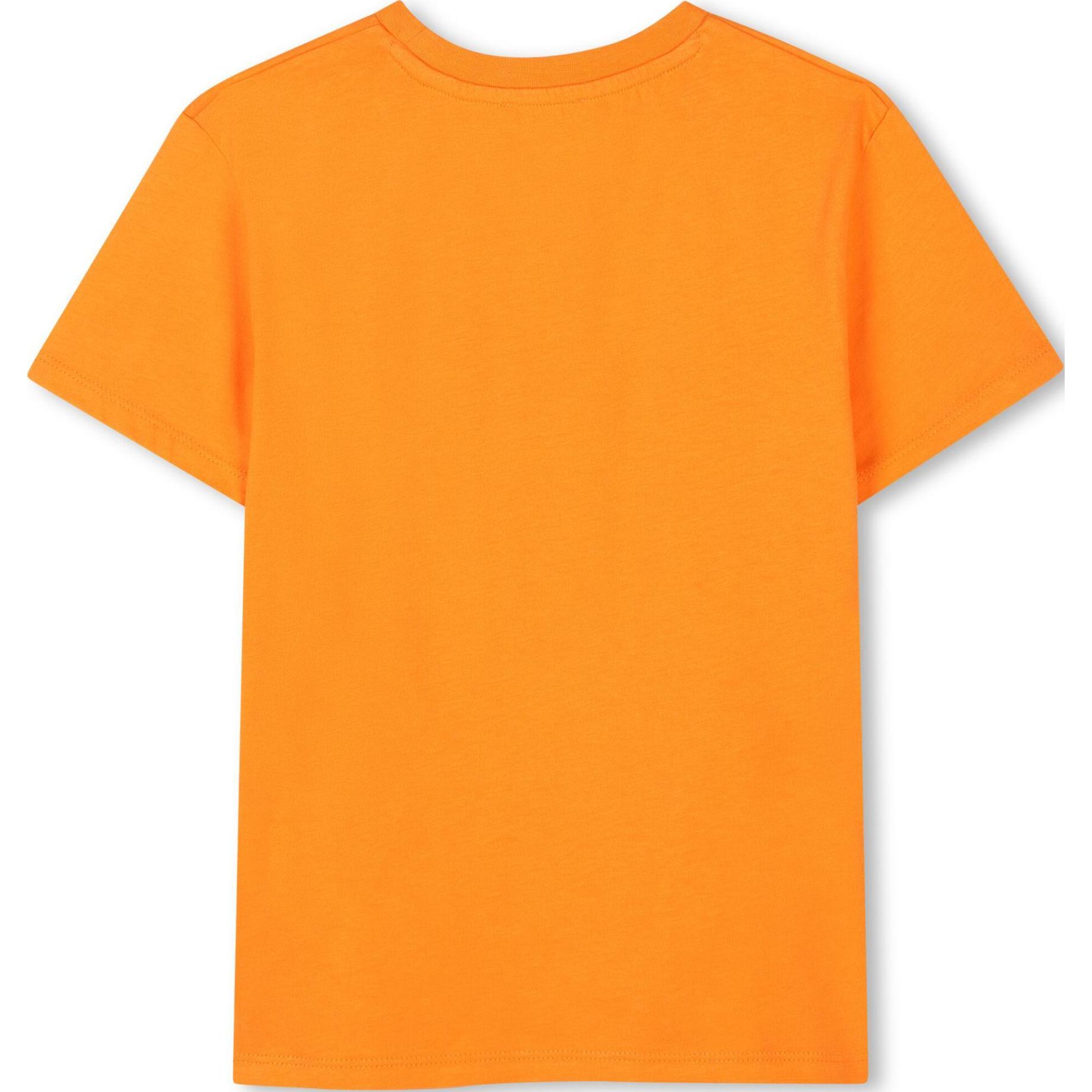 Футболка с коротким рукавом и круглым вырезом Orange Kids' KENZO, оранжевый — фото 4