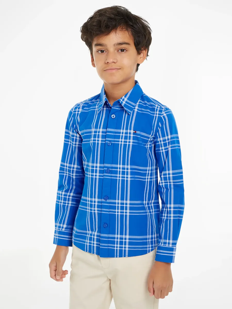 

Рубашка Tommy Hilfiger с длинными рукавами "CHECK SHIRT L/S", дети до 16 лет, цвет Persian Blue Check