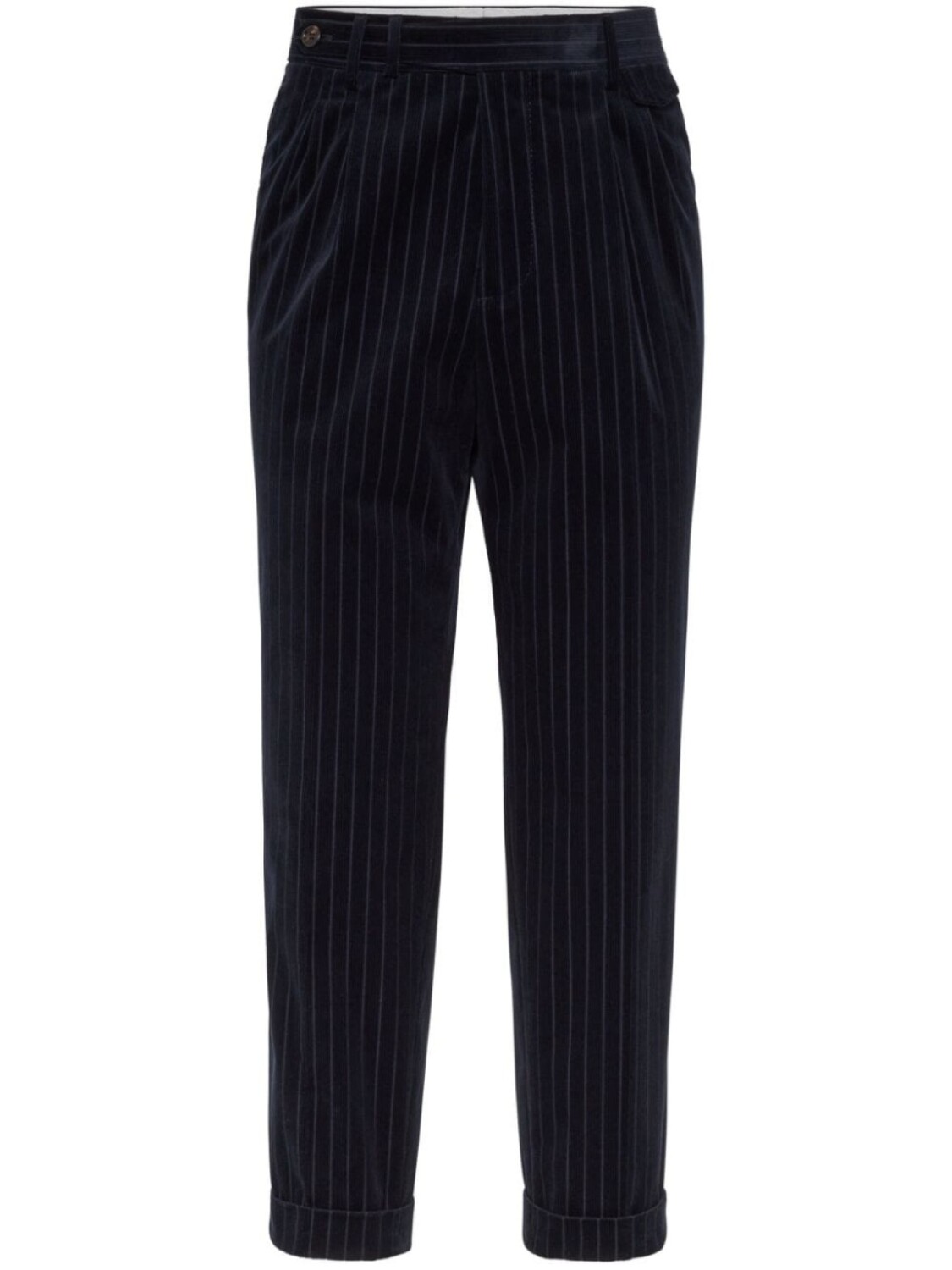 

Brunello Cucinelli зауженные брюки в полоску, синий