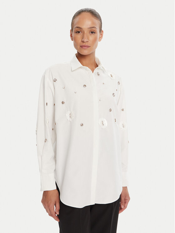 

Рубашка loose fit Chrisoula Beia BBW4201 Bruuns Bazaar, белый