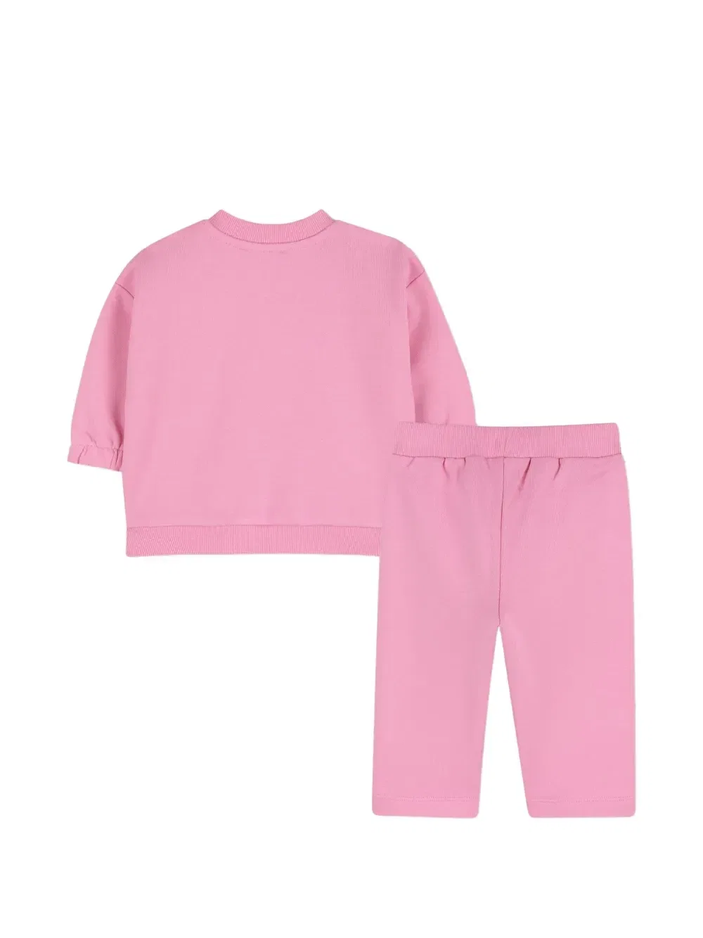 Спортивный костюм с цветочным принтом Kenzo Kids, розовый — фото 2