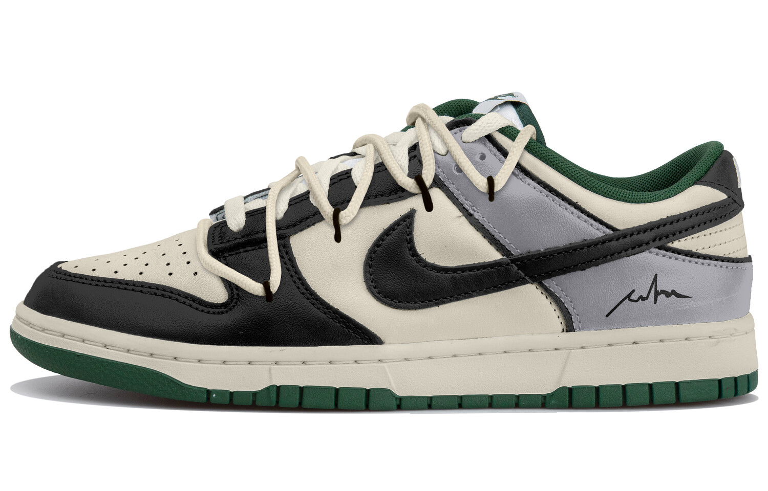 

Кроссовки для скейтбординга Dunk унисекс с низким верхом, зеленый Nike