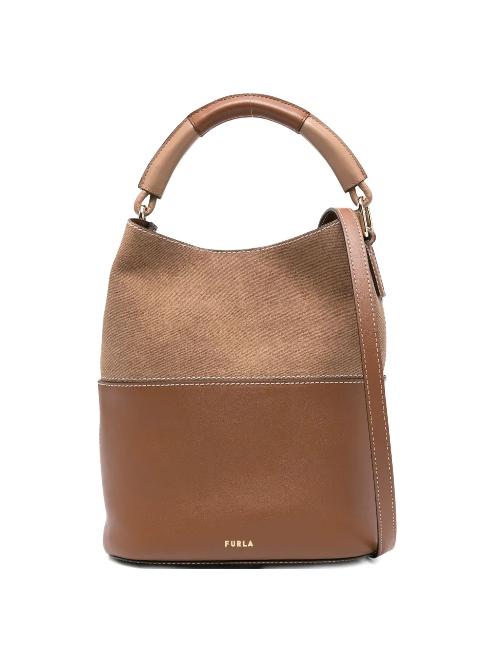 

Сумка-шоппер с верхней ручкой Furla, коричневый
