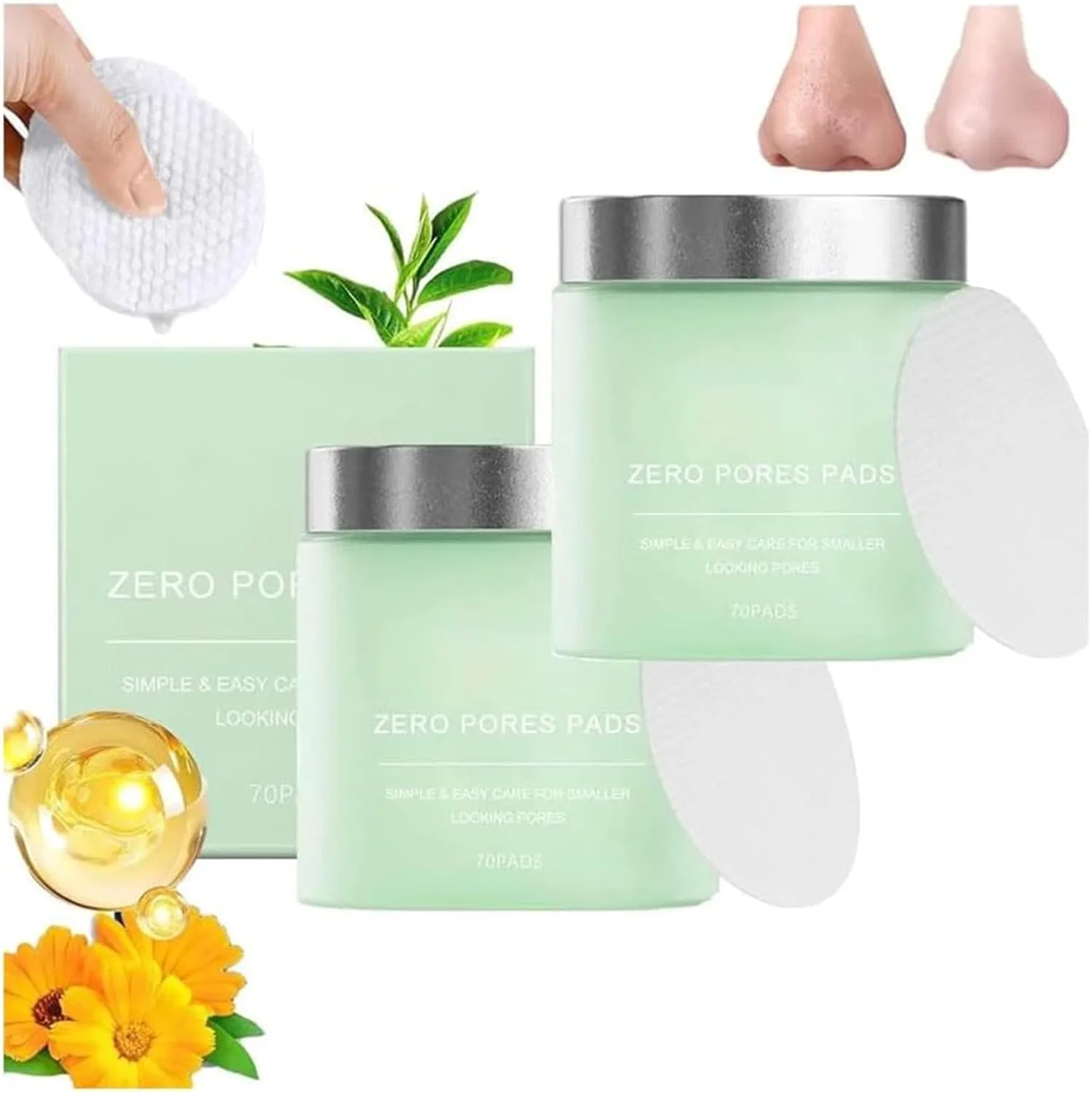 Пилинг-пэды для лица Zero Pore Pads Generisch, 2Pcs
