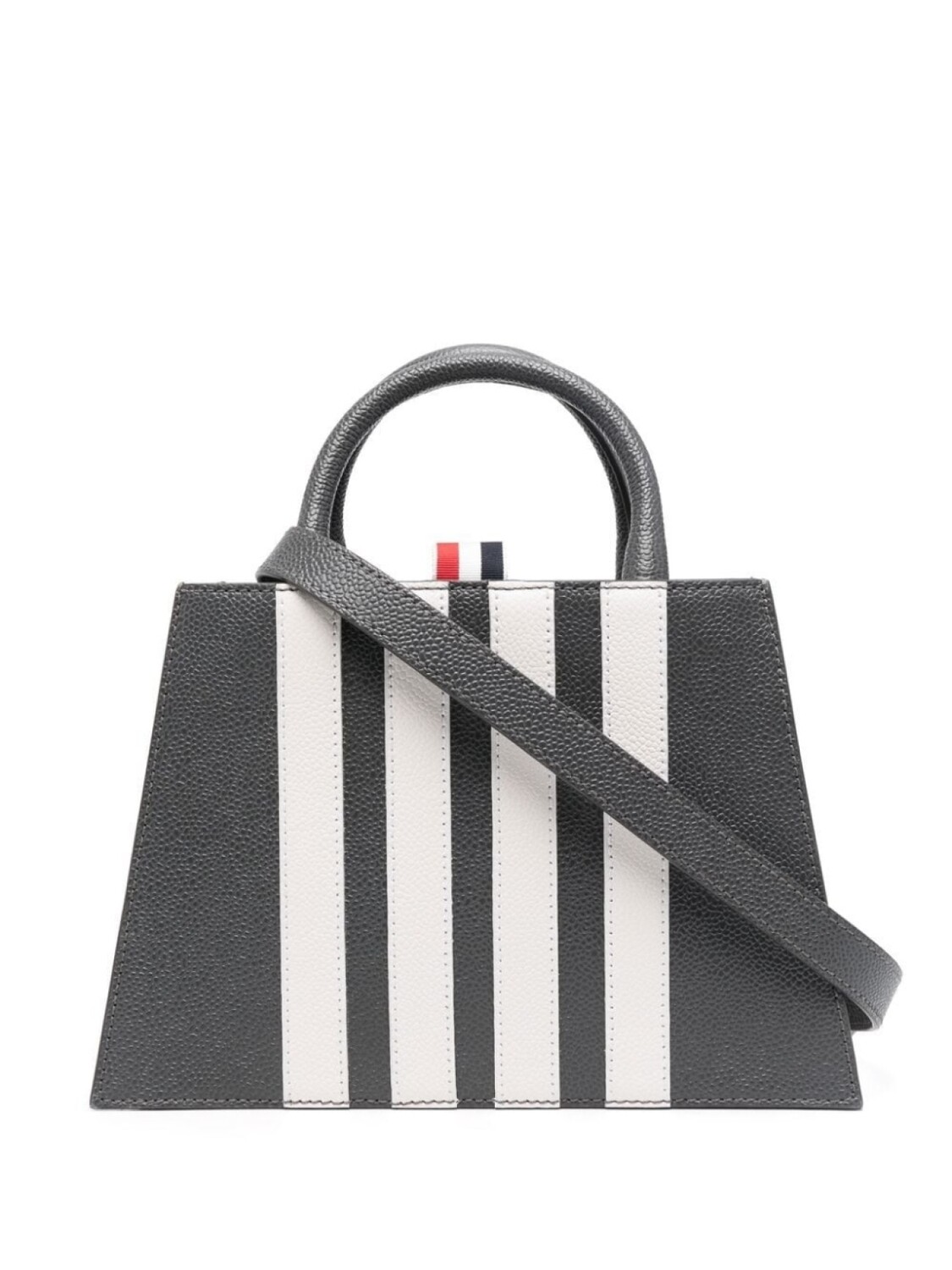 

Thom Browne сумка-тоут с аппликацией, серый
