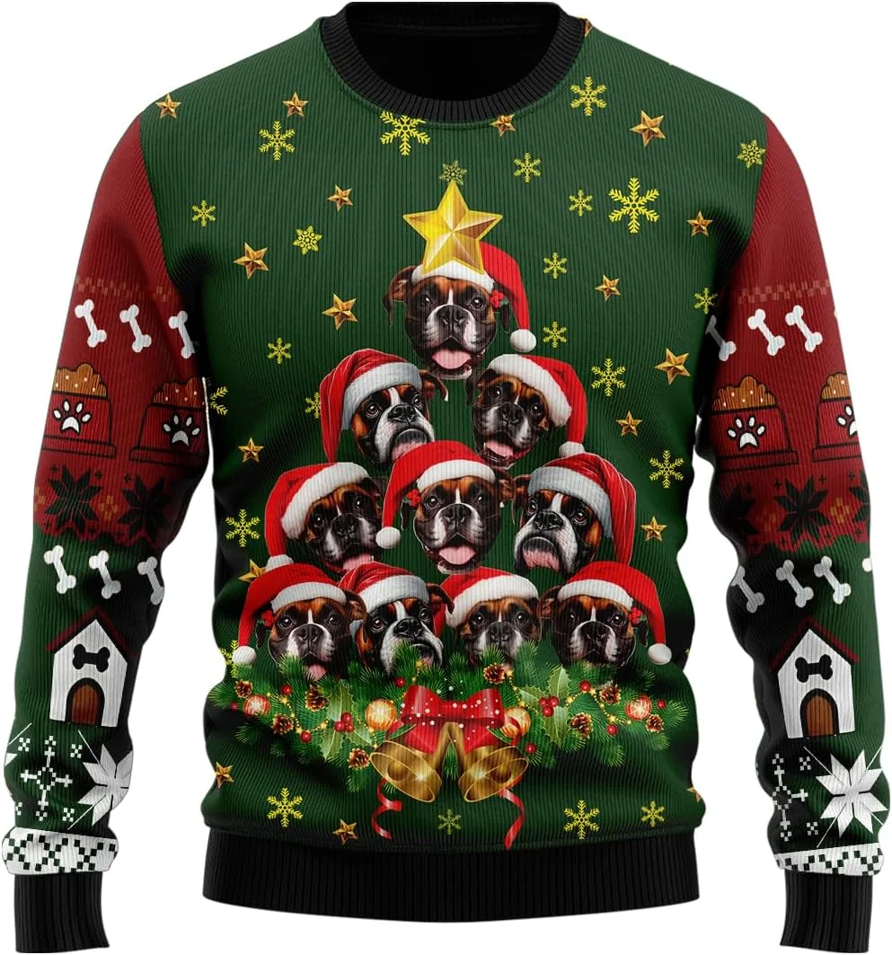 

Свитер Dog Lovers Ugly Christmas для женщин и мужчин, PA41 HANZSPROUT