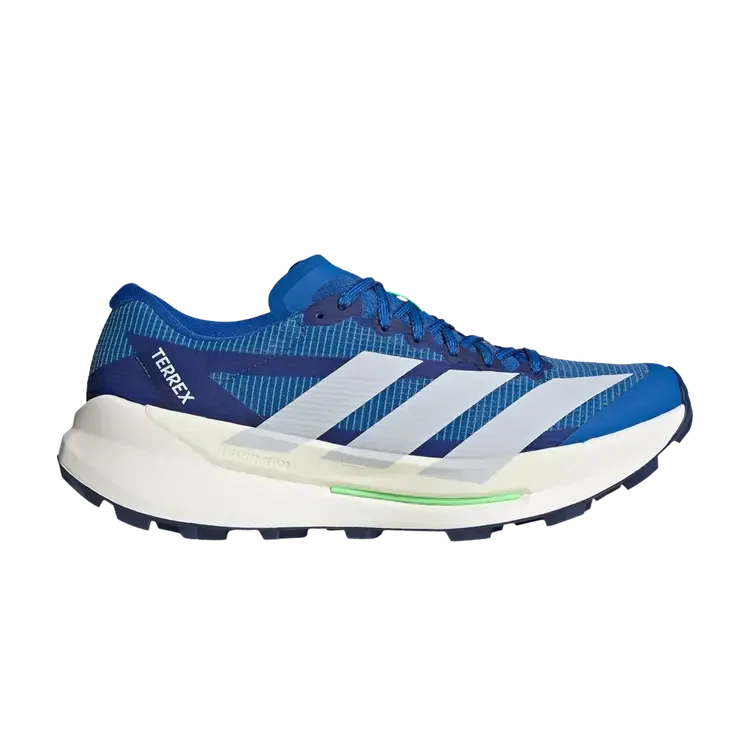 Adidas Trail Terrex Agravic Trail 'Blue Dash Grey Lime Burst'