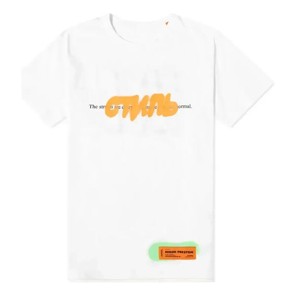

Футболка ctnmb spray print t-shirt 'white' Heron Preston, белый