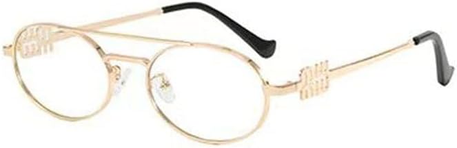 

Мужские солнцезащитные очки в стиле ретро панк, разноцветная круглая металлическая оправа, женские модные солнцезащитные очки с защитой от УФ-излучения UV400 KTUCN, Golden