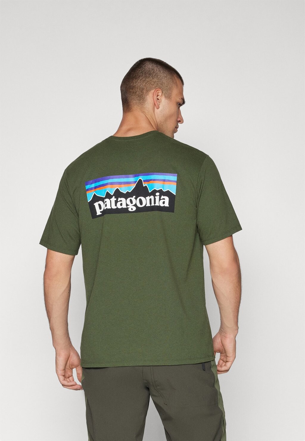 

Футболка с принтом P-6 LOGO RESPONSIBILI-TEE Patagonia, зеленый