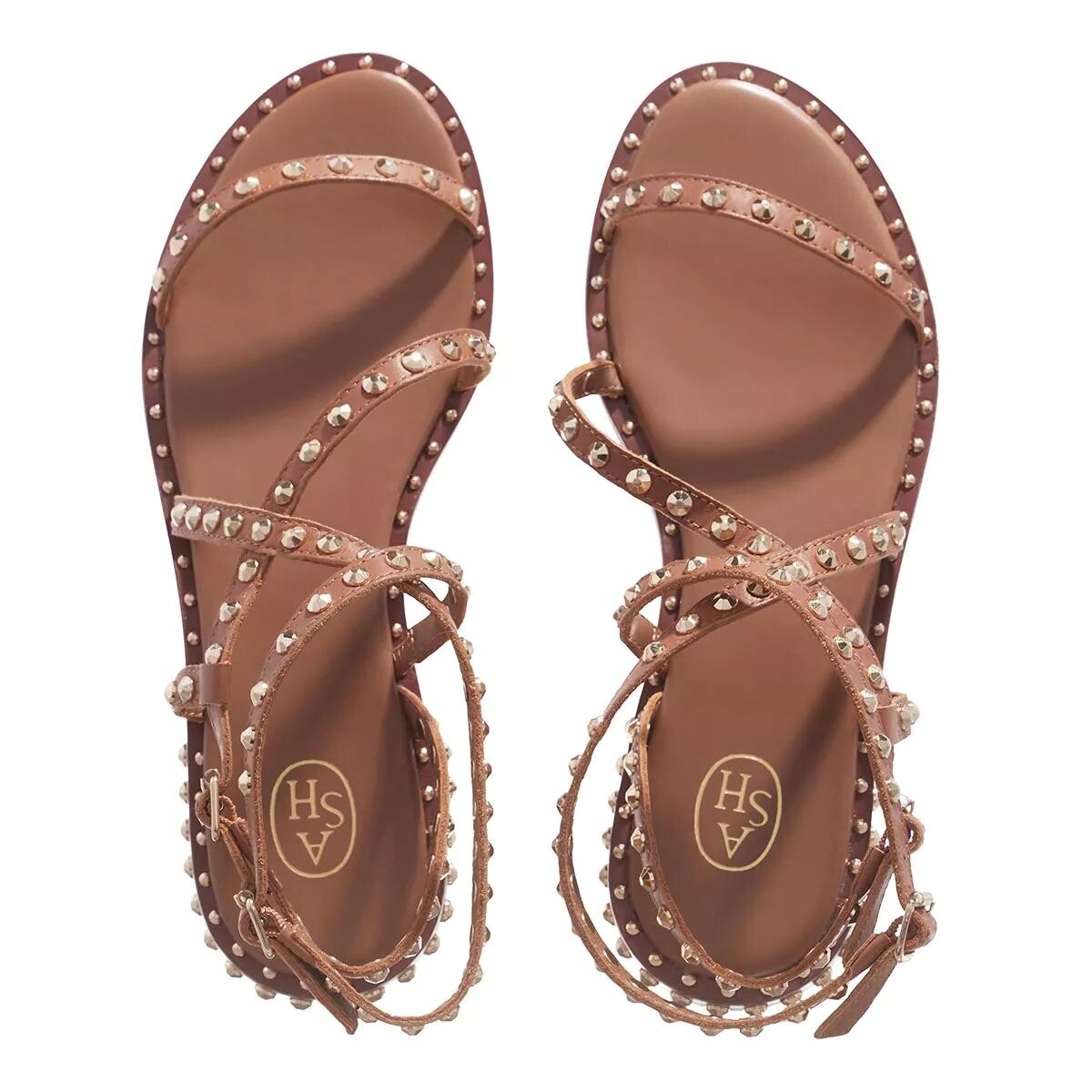 Сандалии petra combo d soft brasil новая корица Ash, коричневый — фото 3