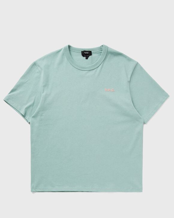 

Футболка A.P.C. Boxy Petit Vpc Tee, цвет vert deau/rose clair