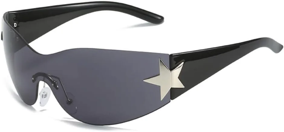 

MUTYNE Роскошные панк-спортивные солнцезащитные очки для женщин, цельные солнцезащитные очки для мужчин, защитные очки от УФ-излучения UV400, модные очки, C1