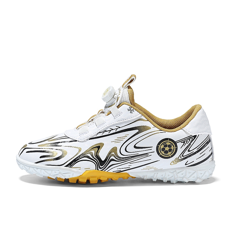 

Низкие детские футбольные бутсы для детей YUZHAOLIN, белый/золотой