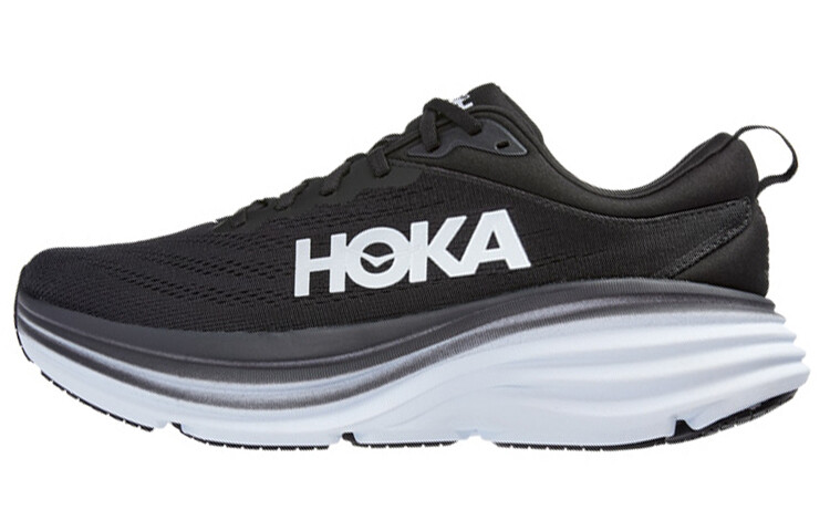

Кроссовки HOKA ONE ONE Bondi 8 Black White Women's, Белый, Кроссовки HOKA ONE ONE Bondi 8 Black White Women's