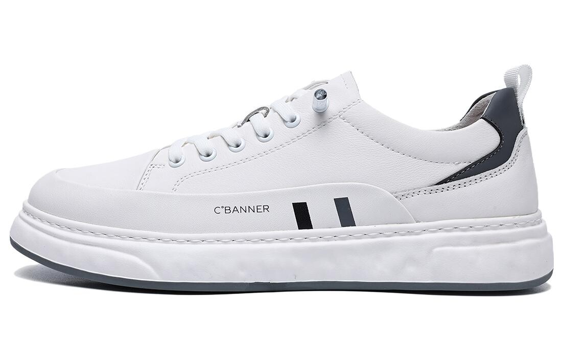 

Кроссовки CВ°BANNER Skateboard Shoes Men Low-Top White, Белый, Кроссовки CВ°BANNER Skateboard Shoes Men Low-Top White