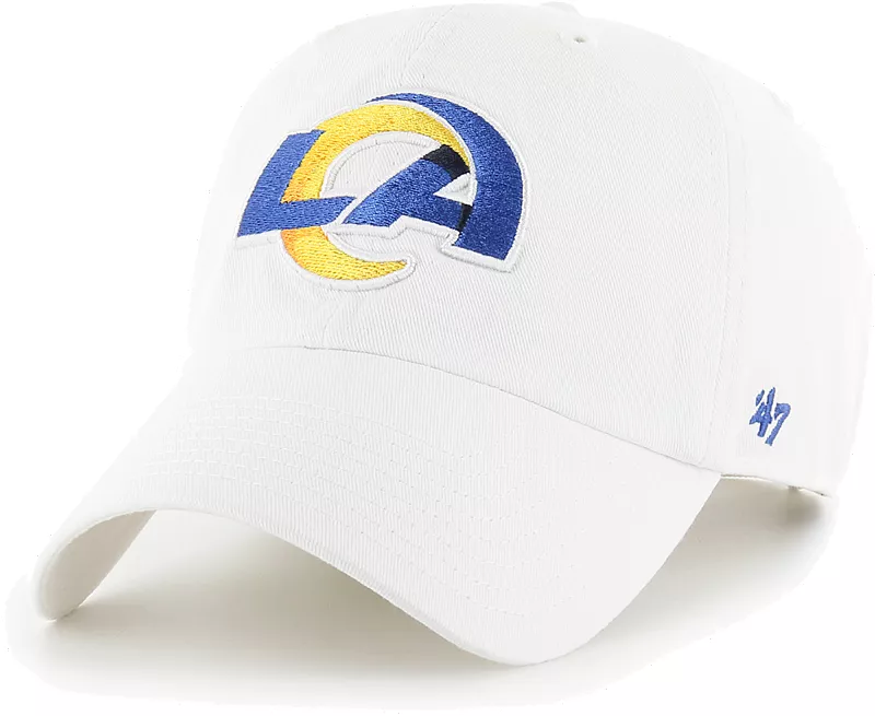 

Мужская регулируемая белая кепка Los Angeles Rams '47 Clean Up