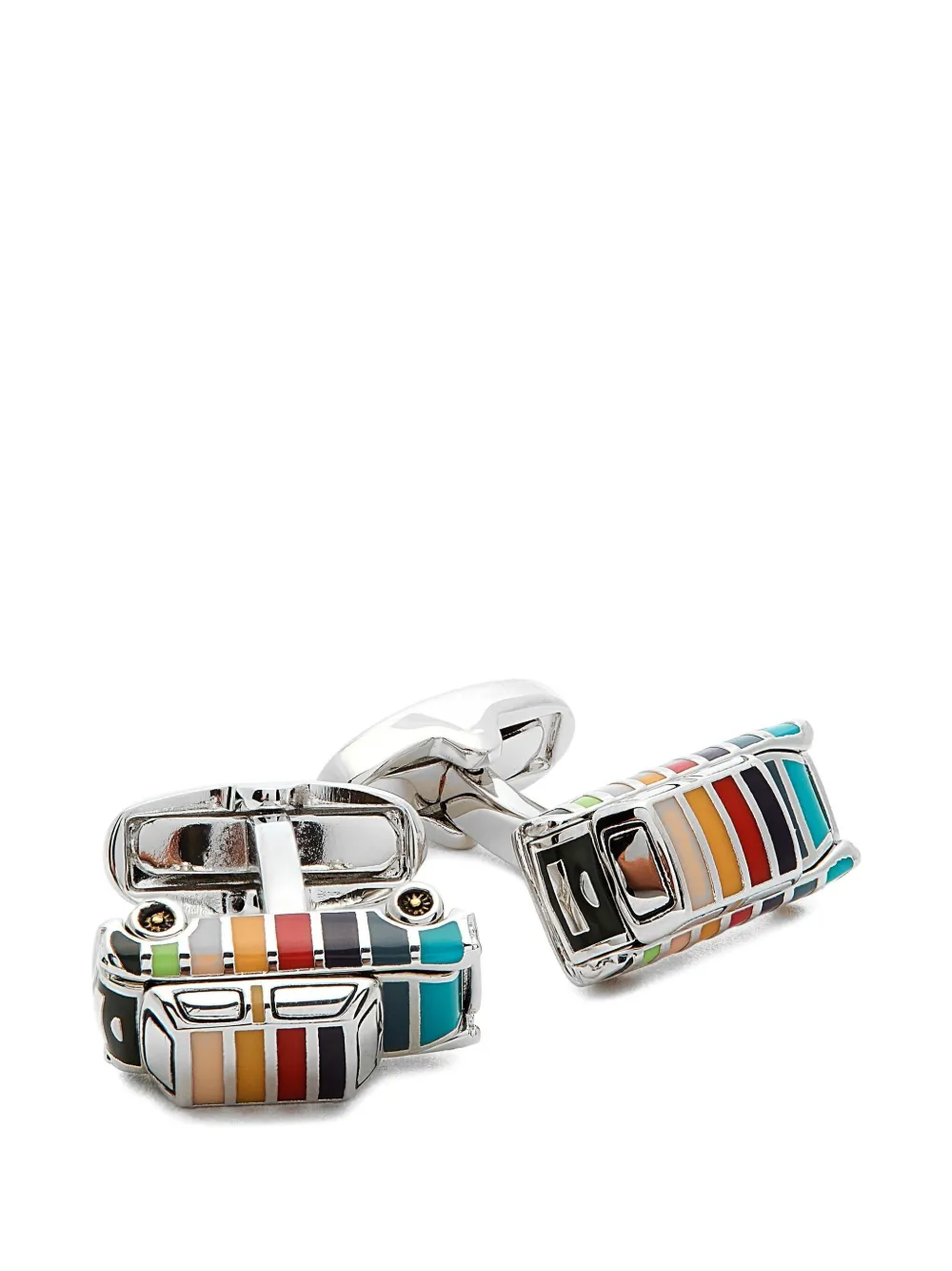 

Запонки для манжет с полосками в стиле "Artist" Paul Smith, серебряный
