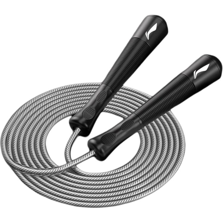 

Скакалка PVC+Steel Wire Rope, полипропиленовая ручка Unisex 2,8 м LINING, черный