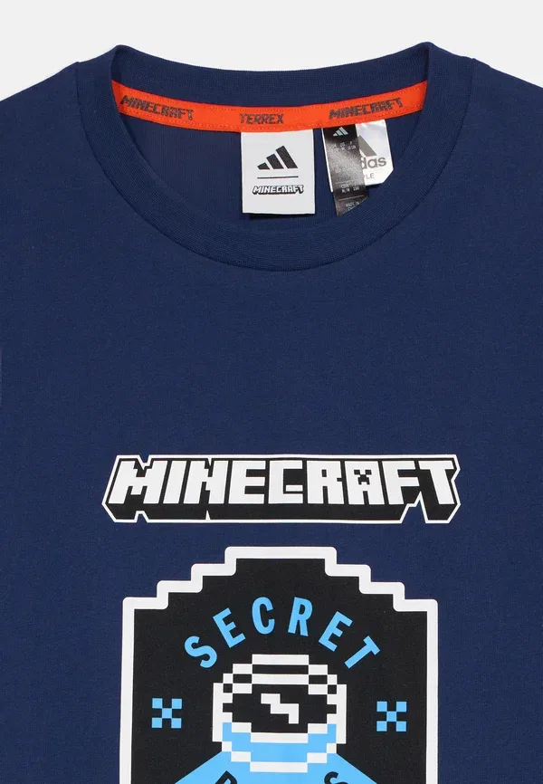 Футболка с принтом Minecraft Adidas Terrex, темно-синий — фото 4