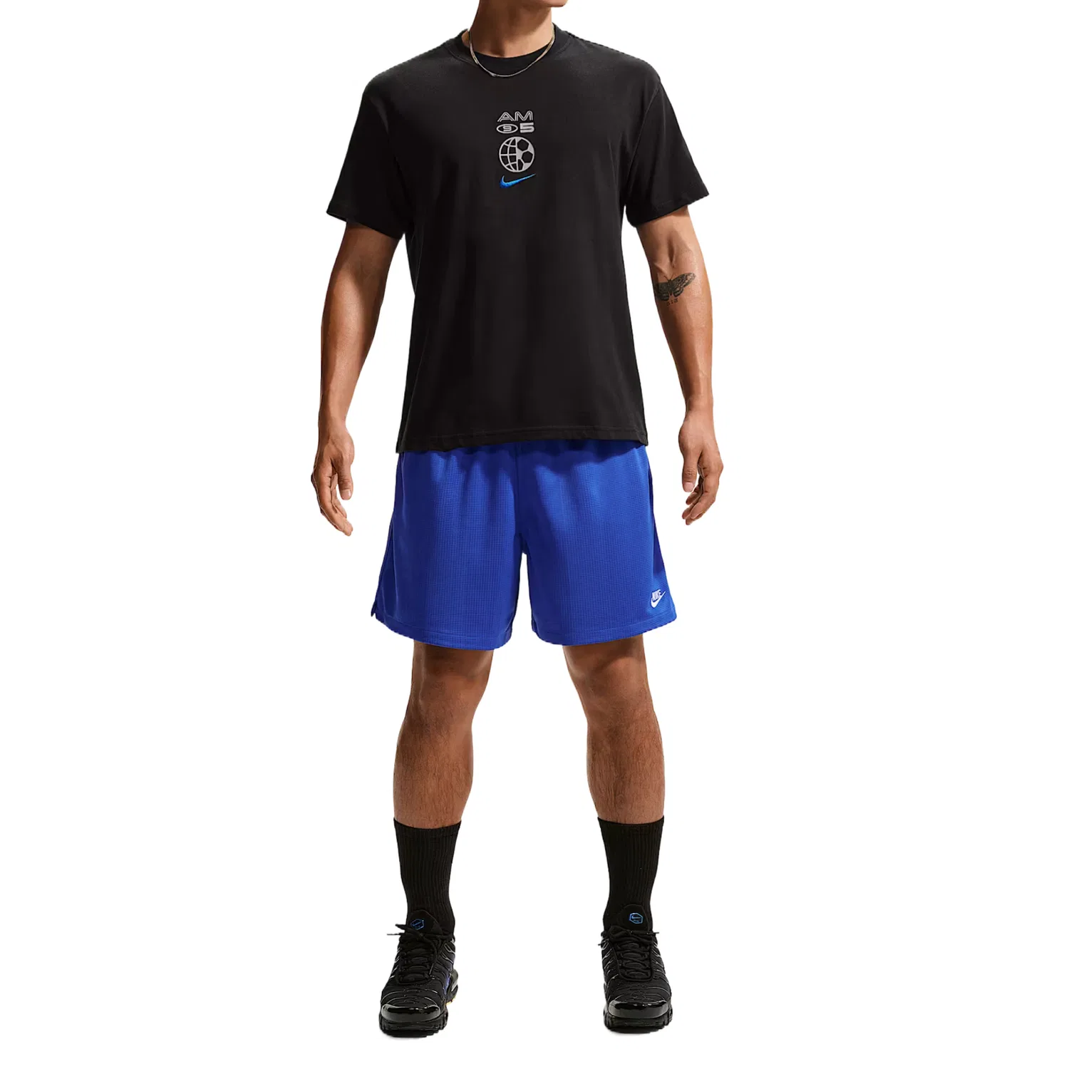 Спортивные шорты Sportswear Club для мужчин Nike, Royal Gaming/Hydrogen Blue — фото 4