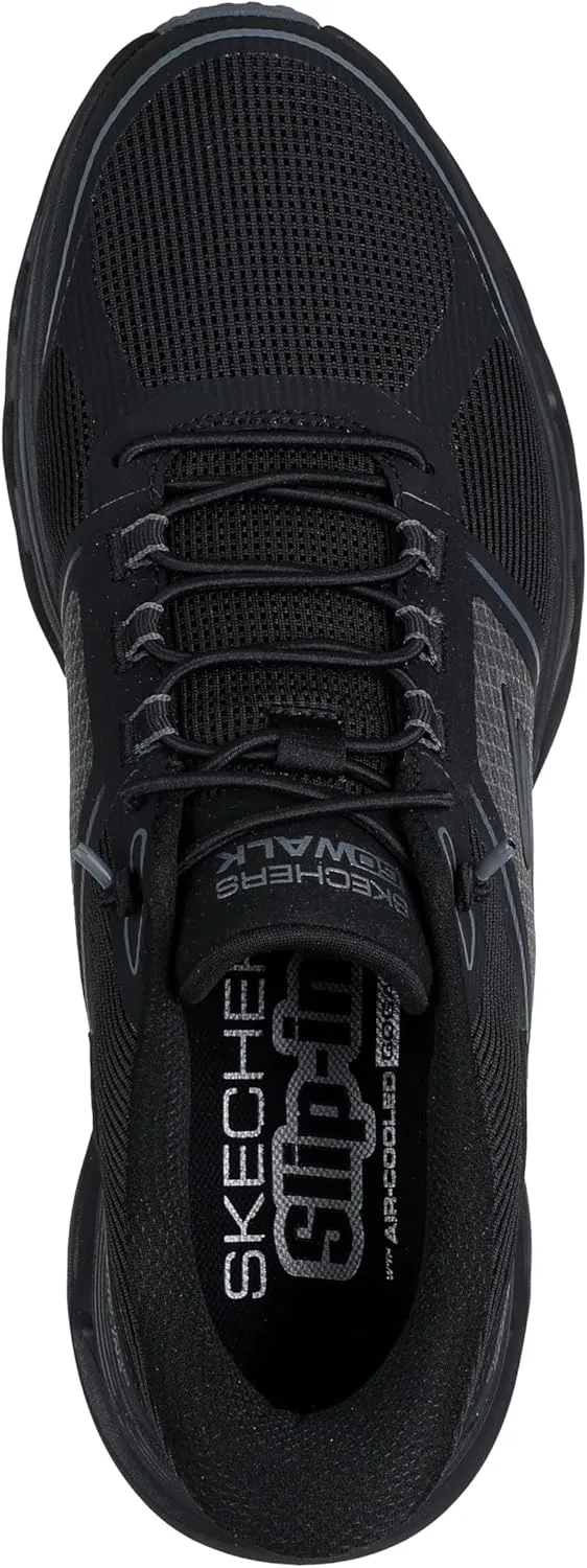 Мужские кроссовки Skechers Go Walk Glide Step 2.0 с легким надеванием от Zalor, черный — фото 3