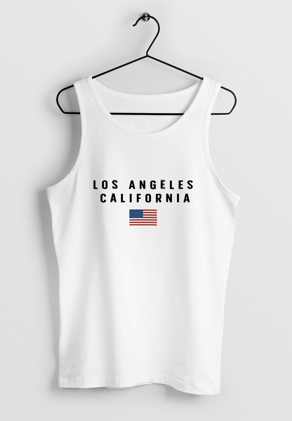 

Топ TANK BEDRUCKT SCHRIFTZUG CALIFORNIA LOS ANGELES USA A Neverless, белый