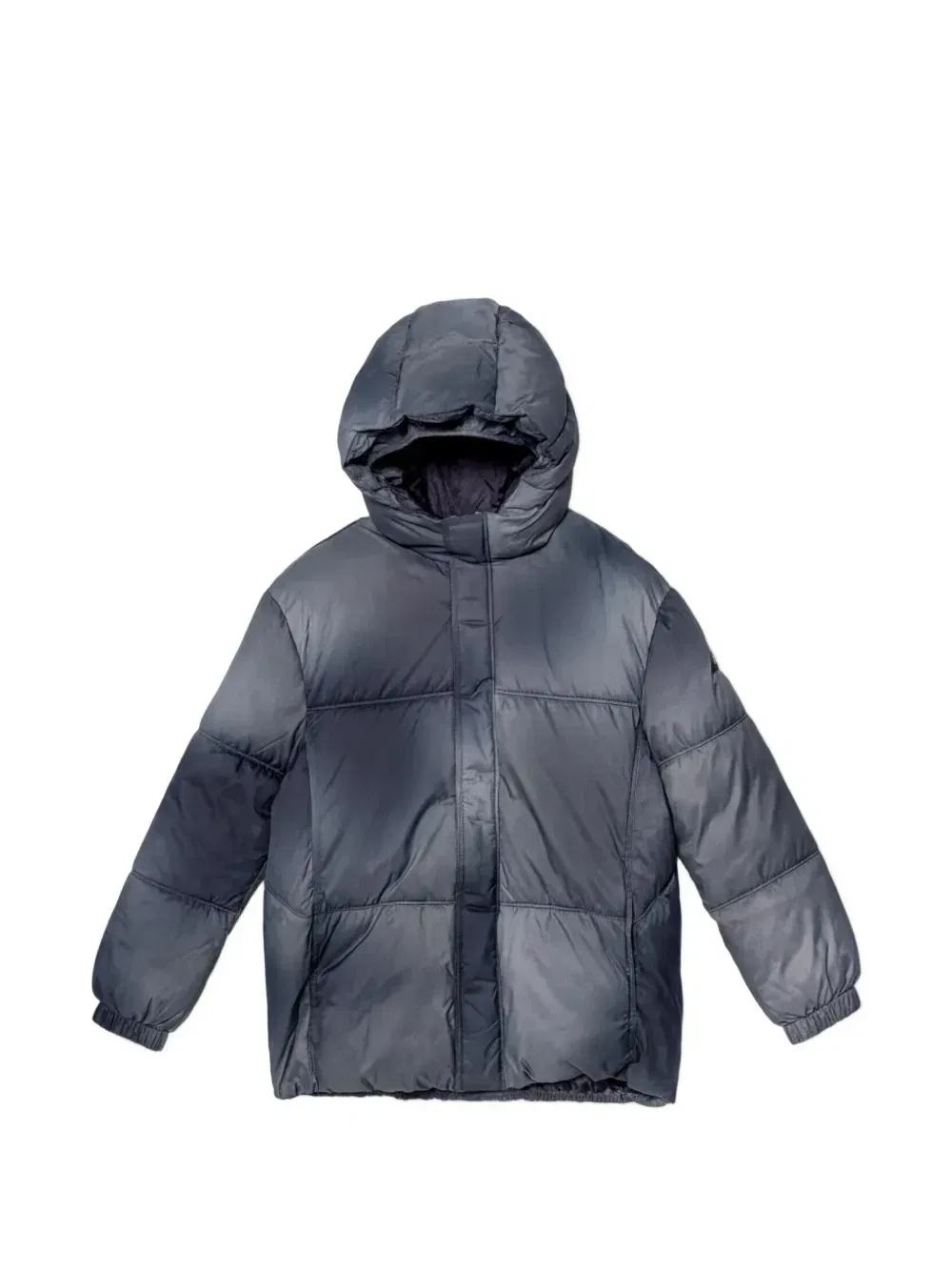 Куртка с капюшоном и нашивкой-логотипом Benetton, синий