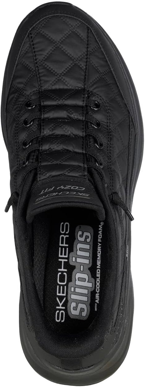 Мужские кроссовки Skechers Contour Foam Cozy Fit Hands Free Slip-in, черный — фото 3