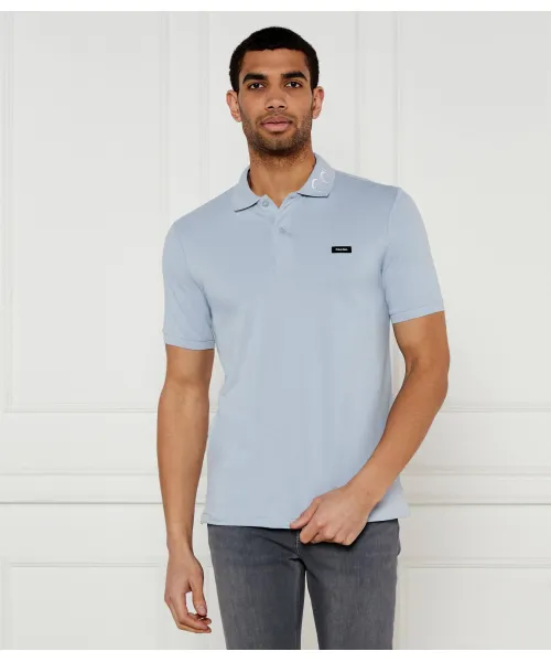 

Футболка поло Slim fit Calvin Klein, синий