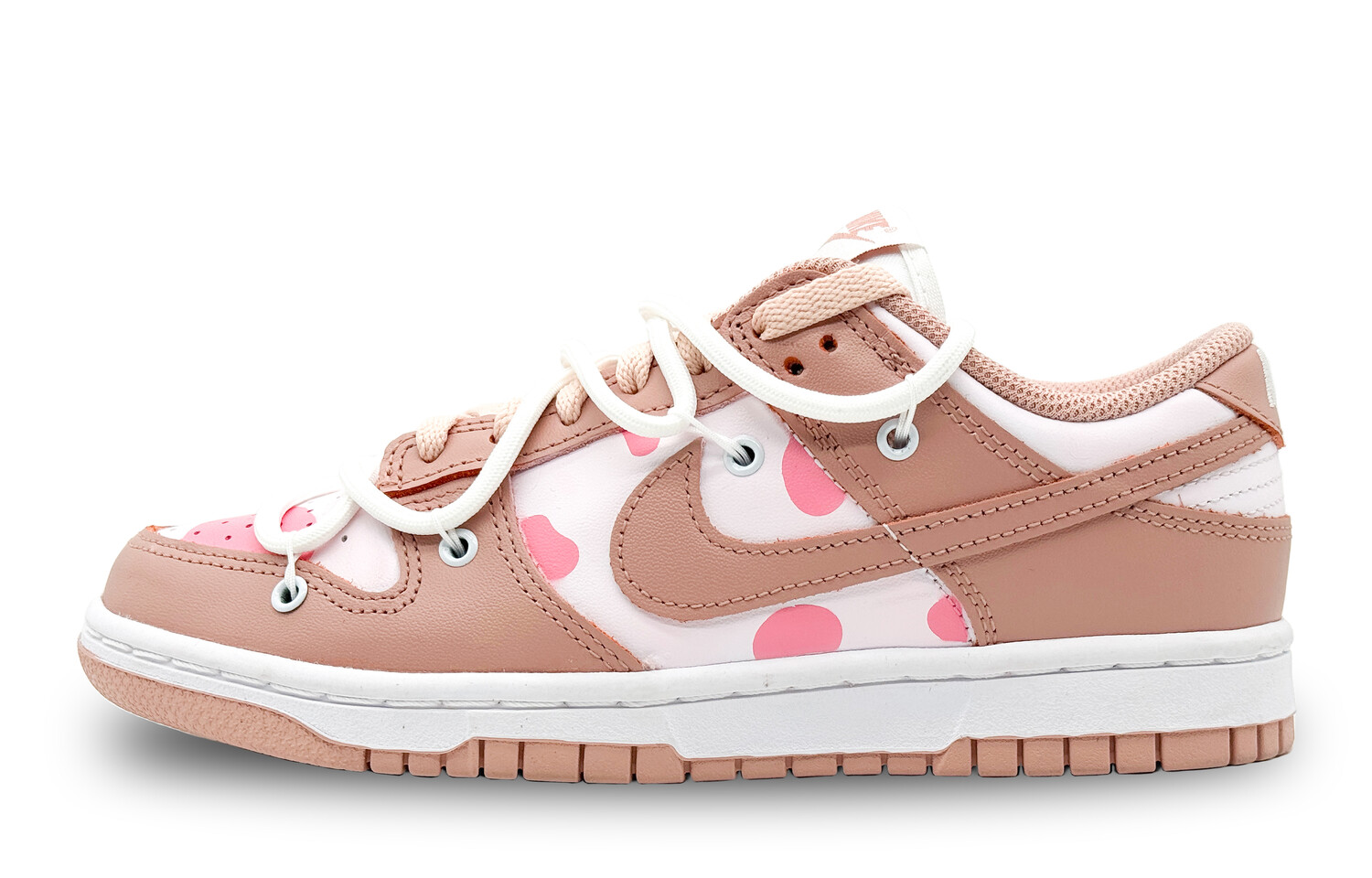 

Кроссовки Nike Dunk Skateboard Shoes Women's Low-Top Pink, Розовый, Кроссовки Nike Dunk Skateboard Shoes Women's Low-Top Pink