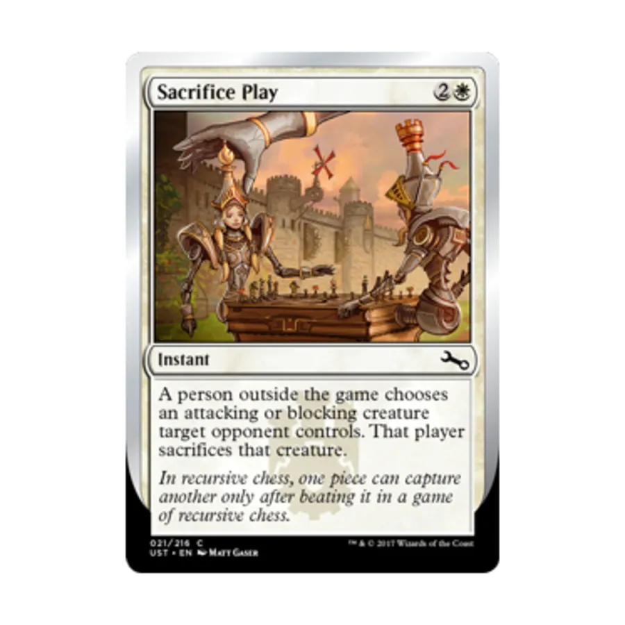 

CCG Жертвоприношение (С), MTG - Unstable