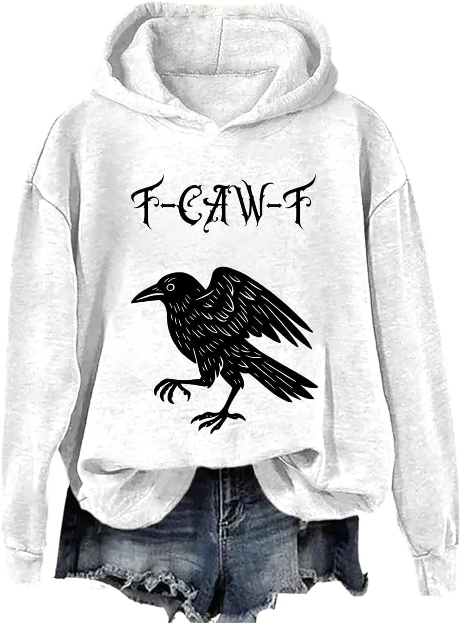 

Готический свитшот с принтом вороны FCrowF SIMJEW