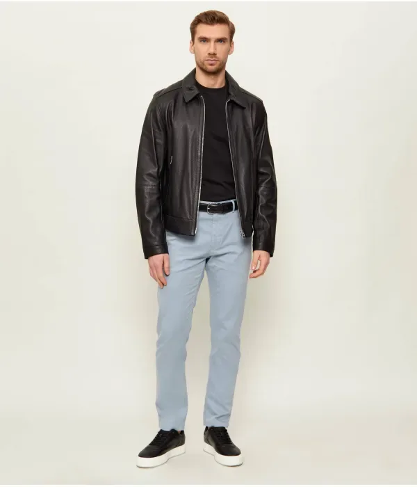Брюки чинос slim fit Boss Orange, небесно-голубой — фото 2
