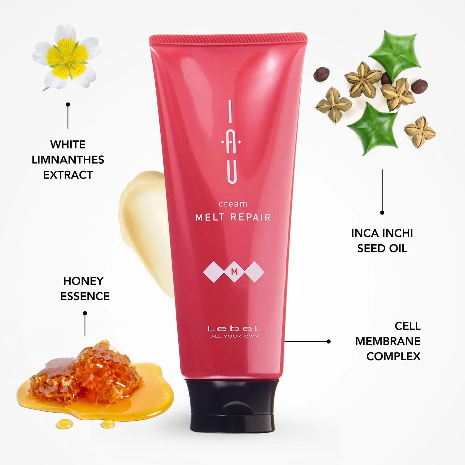 Лимитированный подарочный набор LebeL IAU Melt Repair Treatment и Freshment Shampoo Mini ‎Generic — фото 3