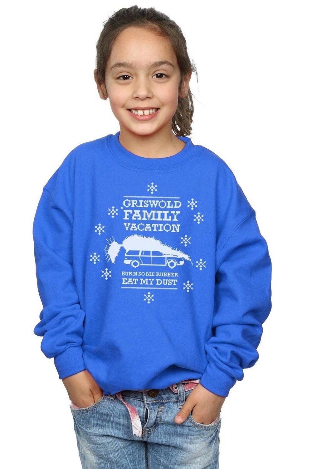 

Съешь мою пыльную толстовку National Lampoon's Christmas Vacation, синий