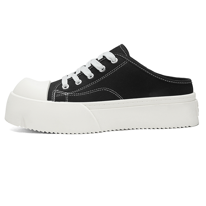 

EGCHI Мужские черные тапочки Slip Resistant с закрытым носком