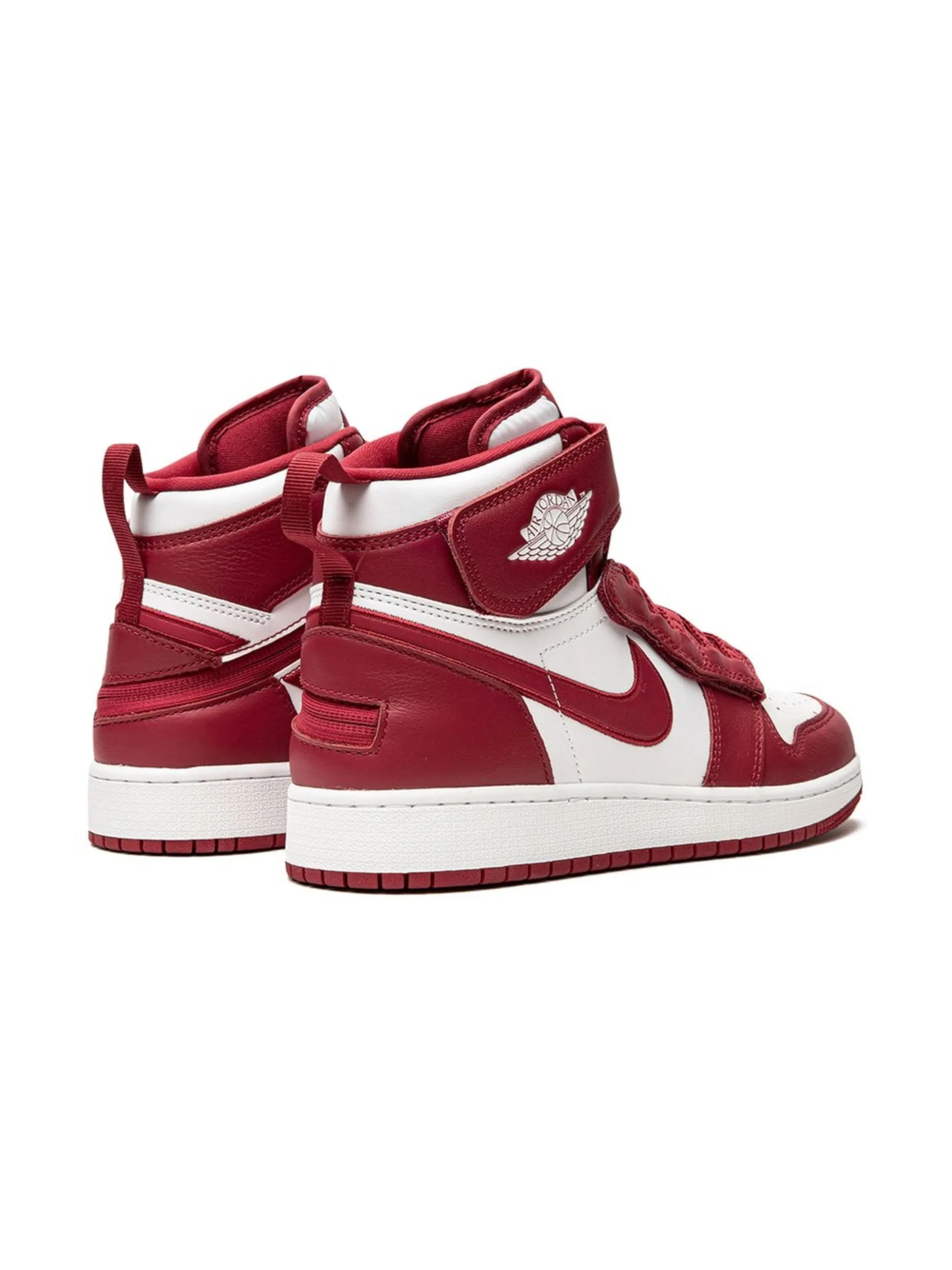 Кроссовки Air Jordan 1 HI FlyEase Jordan Kids, красный — фото 3