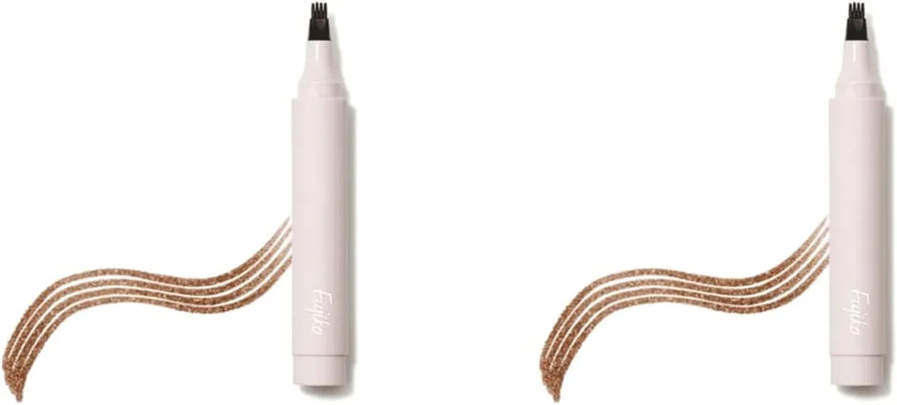 Подводка для бровей Fujiko Extra Writing Eyebrow Tint серо-коричневый 2 шт. + маска для лица 1 шт